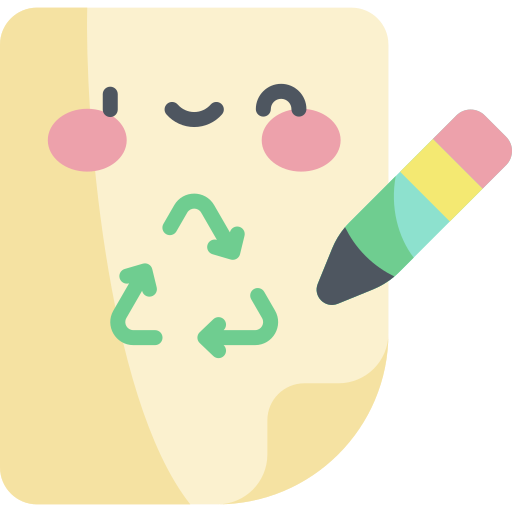 papel reciclado